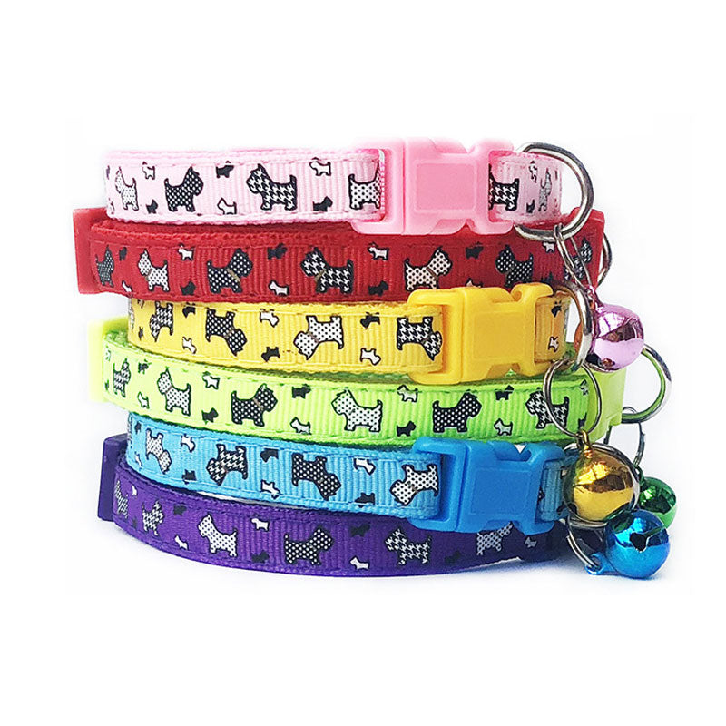 Cute Small Dog Bell Collar