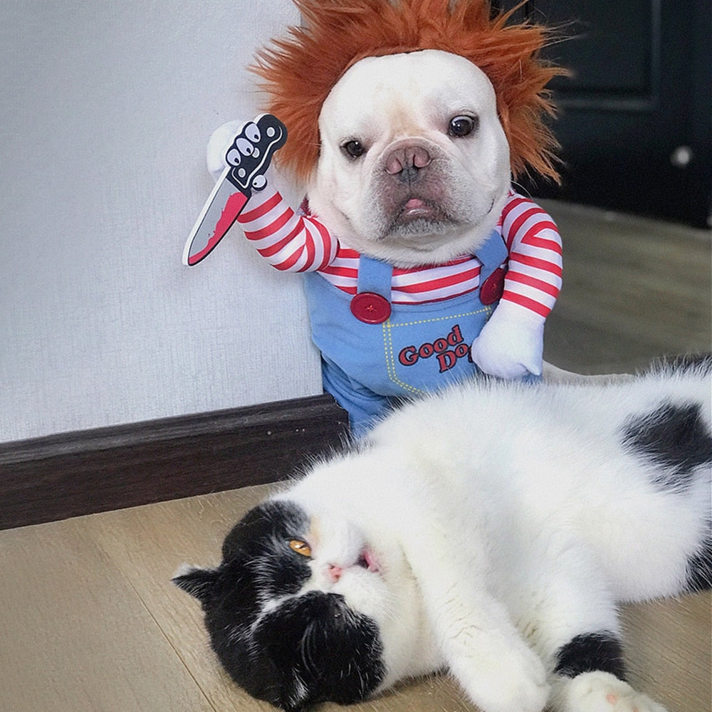 Halloween Chucky Dog Costume