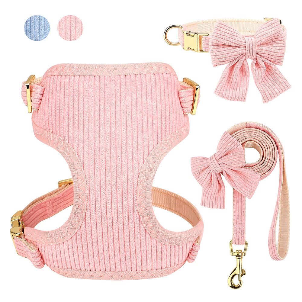 Small & Medium Dog Harness & Leash Set